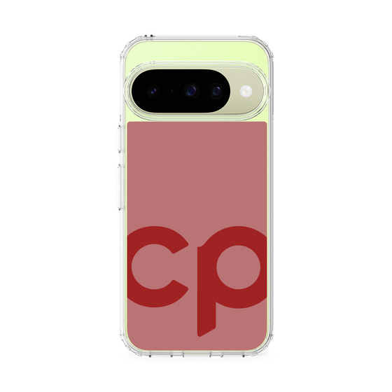 スリムプロテクションケース［ オリジナル - CASEPLAYイニシャル - レッド ］