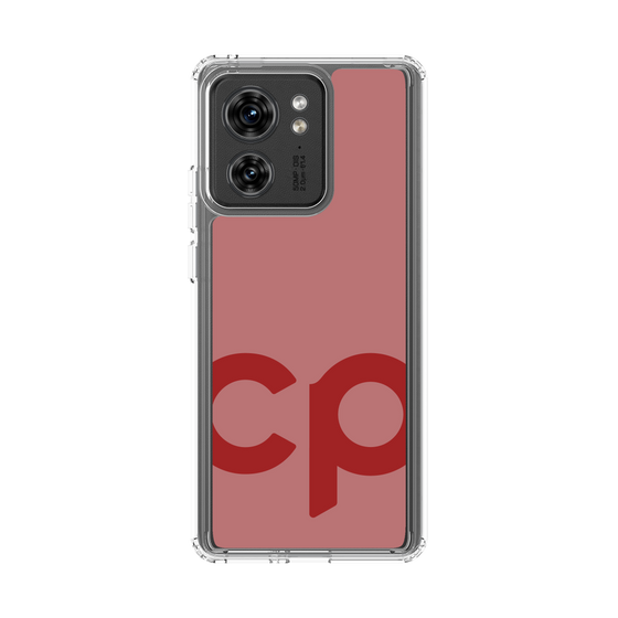 スリムプロテクションケース［ オリジナル - CASEPLAYイニシャル - レッド ］
