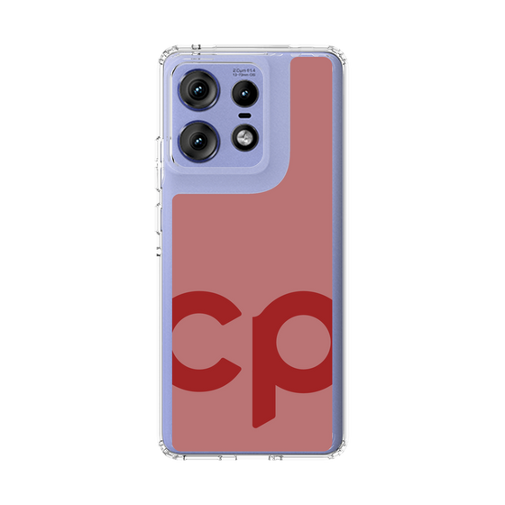 スリムプロテクションケース［ オリジナル - CASEPLAYイニシャル - レッド ］