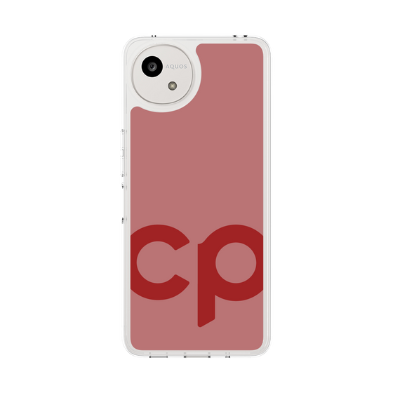 スリムプロテクションケース［ オリジナル - CASEPLAYイニシャル - レッド ］