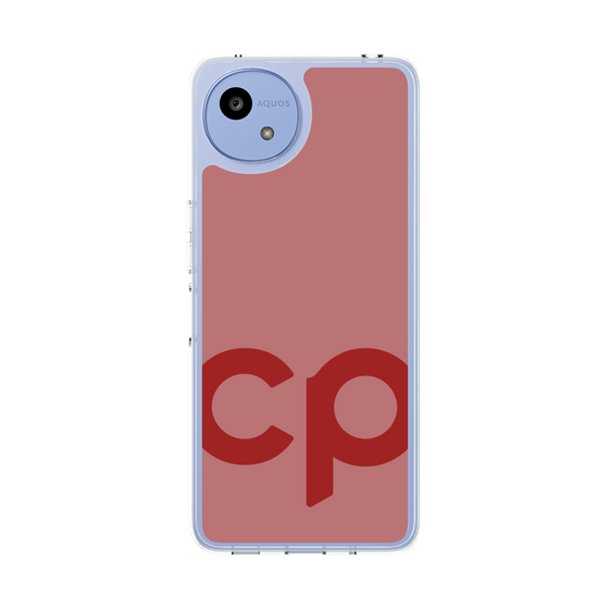 スリムプロテクションケース［ オリジナル - CASEPLAYイニシャル - レッド ］