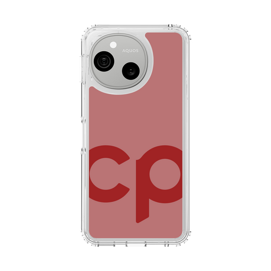 スリムプロテクションケース［ オリジナル - CASEPLAYイニシャル - レッド ］