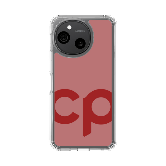 スリムプロテクションケース［ オリジナル - CASEPLAYイニシャル - レッド ］