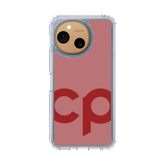 スリムプロテクションケース［ オリジナル - CASEPLAYイニシャル - レッド ］