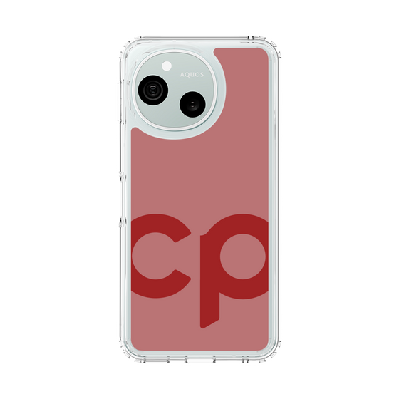 スリムプロテクションケース［ オリジナル - CASEPLAYイニシャル - レッド ］