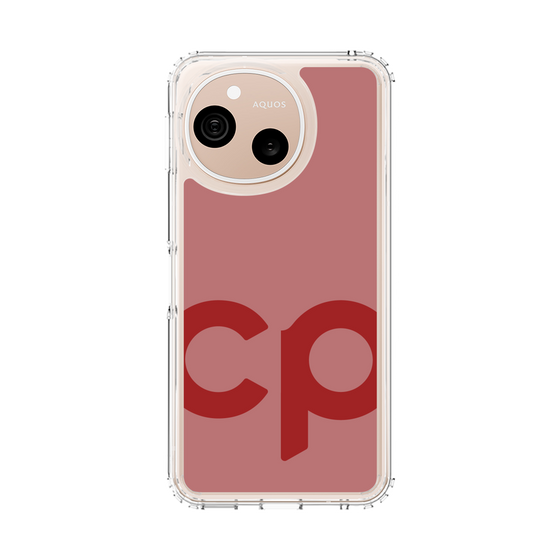 スリムプロテクションケース［ オリジナル - CASEPLAYイニシャル - レッド ］