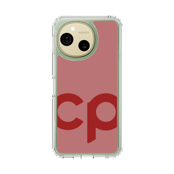 スリムプロテクションケース［ オリジナル - CASEPLAYイニシャル - レッド ］