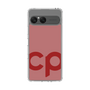 スリムプロテクションケース［ オリジナル - CASEPLAYイニシャル - レッド ］