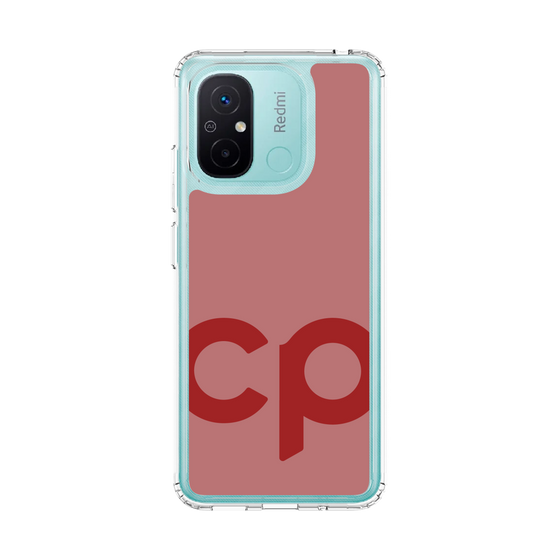スリムプロテクションケース［ オリジナル - CASEPLAYイニシャル - レッド ］