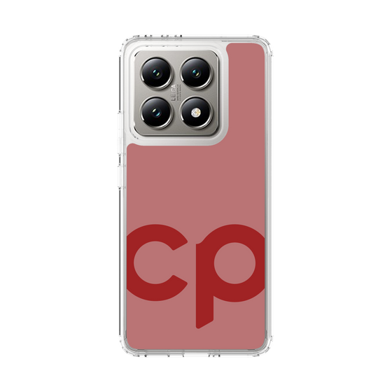 スリムプロテクションケース［ オリジナル - CASEPLAYイニシャル - レッド ］