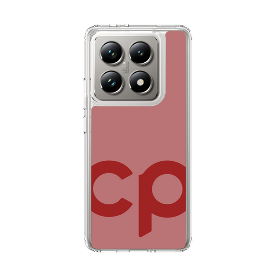 スリムプロテクションケース［ オリジナル - CASEPLAYイニシャル - レッド ］