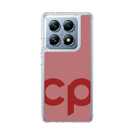 スリムプロテクションケース［ オリジナル - CASEPLAYイニシャル - レッド ］