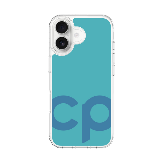 スリムプロテクションケース［ オリジナル - CASEPLAYイニシャル - ライトブルー ］