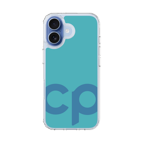 スリムプロテクションケース［ オリジナル - CASEPLAYイニシャル - ライトブルー ］