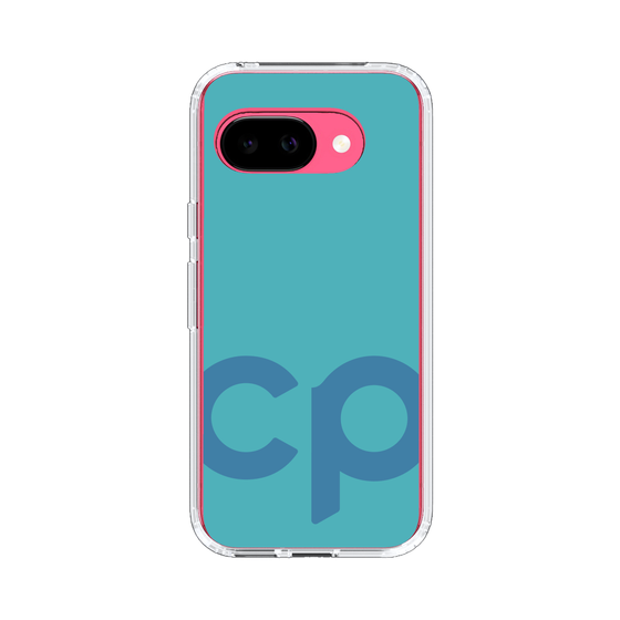 スリムプロテクションケース［ オリジナル - CASEPLAYイニシャル - ライトブルー ］