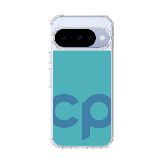 スリムプロテクションケース［ オリジナル - CASEPLAYイニシャル - ライトブルー ］