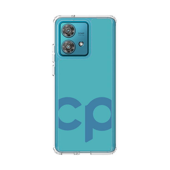 スリムプロテクションケース［ オリジナル - CASEPLAYイニシャル - ライトブルー ］