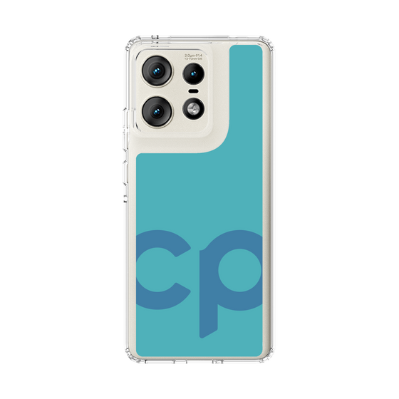 スリムプロテクションケース［ オリジナル - CASEPLAYイニシャル - ライトブルー ］