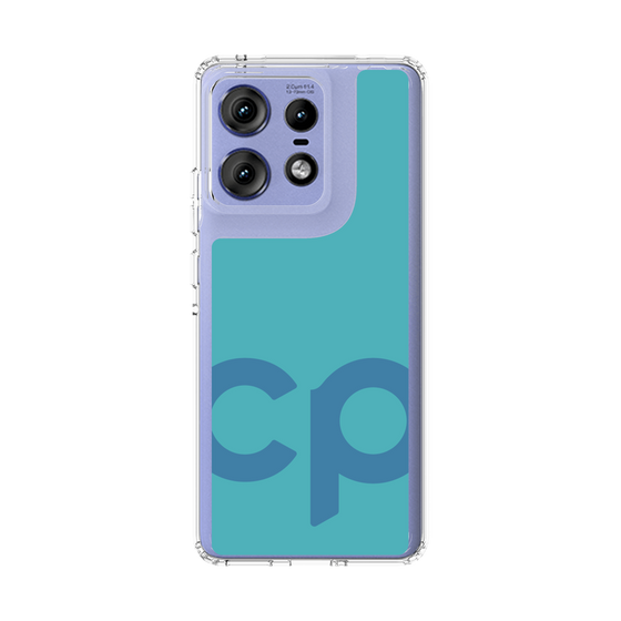 スリムプロテクションケース［ オリジナル - CASEPLAYイニシャル - ライトブルー ］