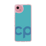 スリムプロテクションケース［ オリジナル - CASEPLAYイニシャル - ライトブルー ］