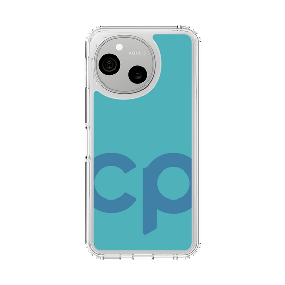 スリムプロテクションケース［ オリジナル - CASEPLAYイニシャル - ライトブルー ］