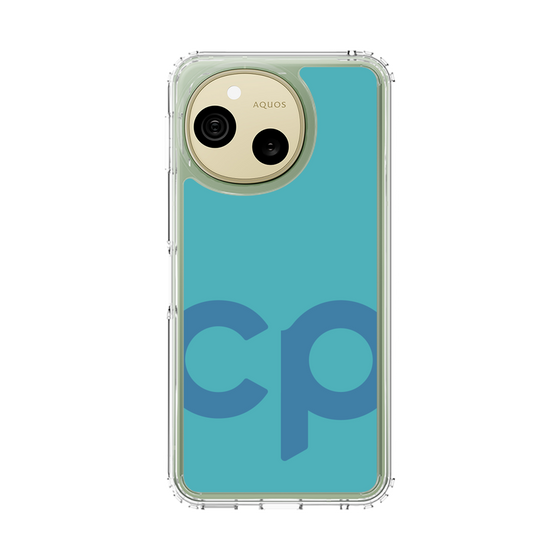 スリムプロテクションケース［ オリジナル - CASEPLAYイニシャル - ライトブルー ］