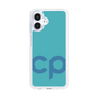スリムプロテクションケース［ オリジナル - CASEPLAYイニシャル - ライトブルー ］