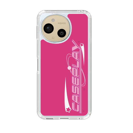 スリムプロテクションケース［ オリジナル - Y2Kアレンジ - ピンク ］