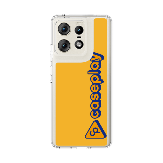 スリムプロテクションケース［ オリジナル - CASEPLAYロゴタイプ - オレンジ ］