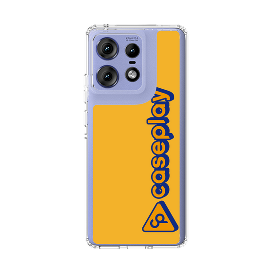スリムプロテクションケース［ オリジナル - CASEPLAYロゴタイプ - オレンジ ］