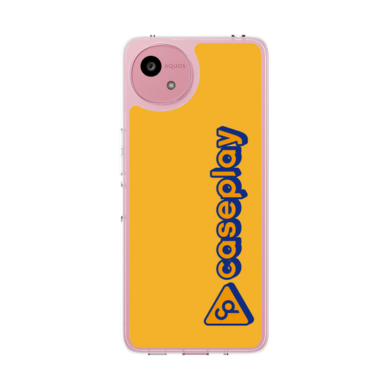 スリムプロテクションケース［ オリジナル - CASEPLAYロゴタイプ - オレンジ ］