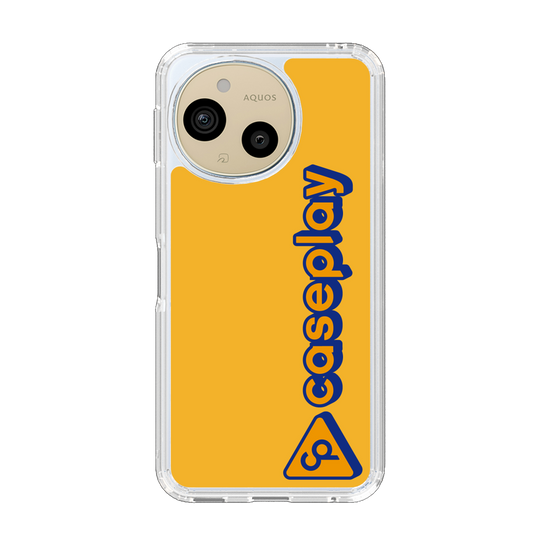 スリムプロテクションケース［ オリジナル - CASEPLAYロゴタイプ - オレンジ ］