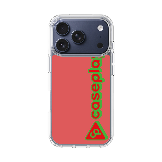スリムプロテクションケース［ オリジナル - CASEPLAYロゴタイプ - レッド ］