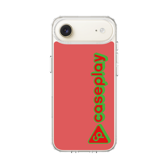 スリムプロテクションケース［ オリジナル - CASEPLAYロゴタイプ - レッド ］