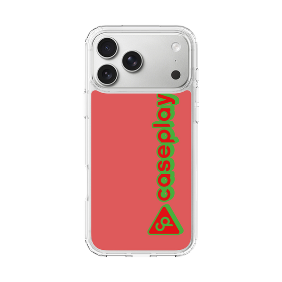 スリムプロテクションケース［ オリジナル - CASEPLAYロゴタイプ - レッド ］