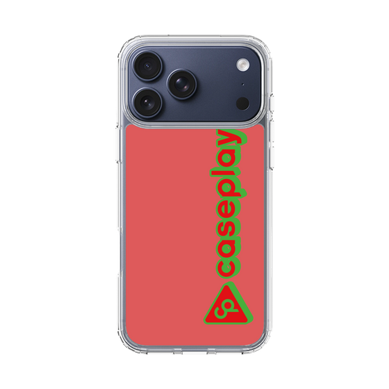 スリムプロテクションケース［ オリジナル - CASEPLAYロゴタイプ - レッド ］