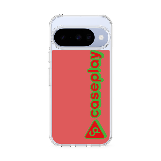 スリムプロテクションケース［ オリジナル - CASEPLAYロゴタイプ - レッド ］