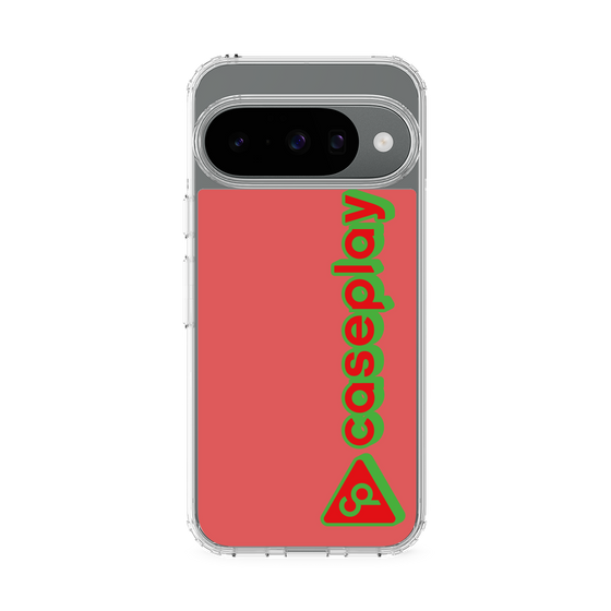 スリムプロテクションケース［ オリジナル - CASEPLAYロゴタイプ - レッド ］