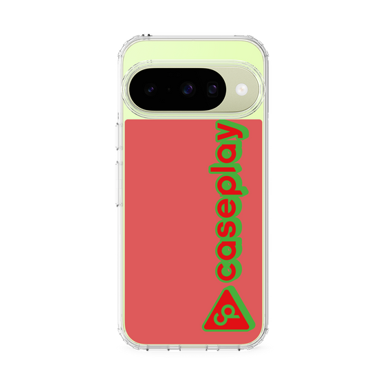 スリムプロテクションケース［ オリジナル - CASEPLAYロゴタイプ - レッド ］