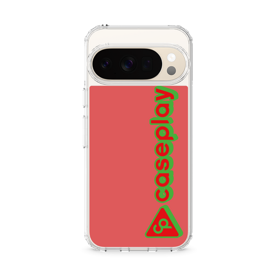スリムプロテクションケース［ オリジナル - CASEPLAYロゴタイプ - レッド ］