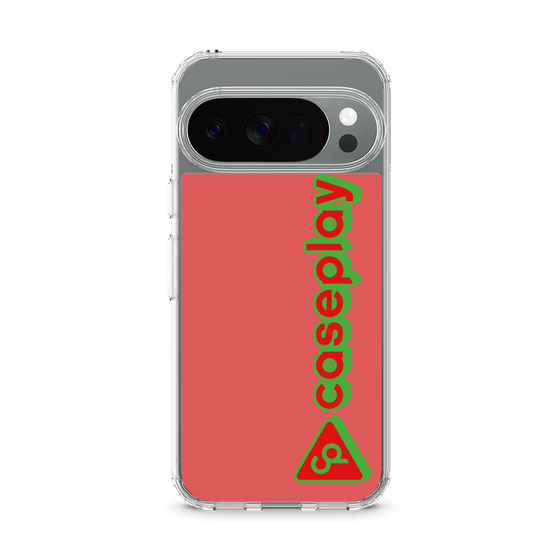 スリムプロテクションケース［ オリジナル - CASEPLAYロゴタイプ - レッド ］