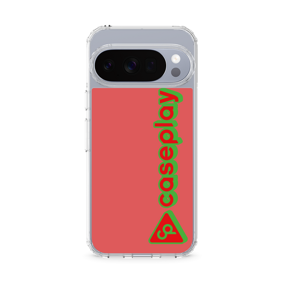 スリムプロテクションケース［ オリジナル - CASEPLAYロゴタイプ - レッド ］