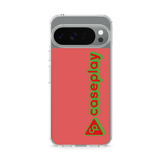 スリムプロテクションケース［ オリジナル - CASEPLAYロゴタイプ - レッド ］