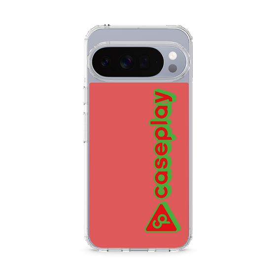 スリムプロテクションケース［ オリジナル - CASEPLAYロゴタイプ - レッド ］