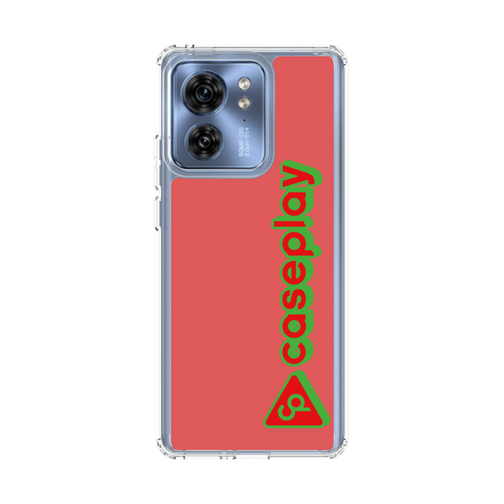 スリムプロテクションケース［ オリジナル - CASEPLAYロゴタイプ - レッド ］