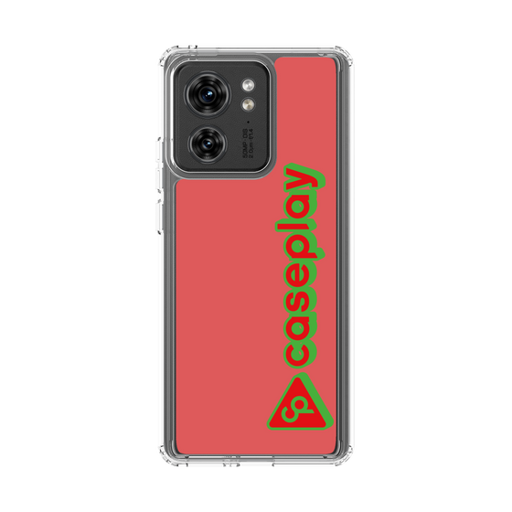 スリムプロテクションケース［ オリジナル - CASEPLAYロゴタイプ - レッド ］