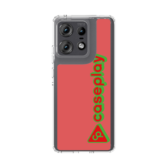 スリムプロテクションケース［ オリジナル - CASEPLAYロゴタイプ - レッド ］