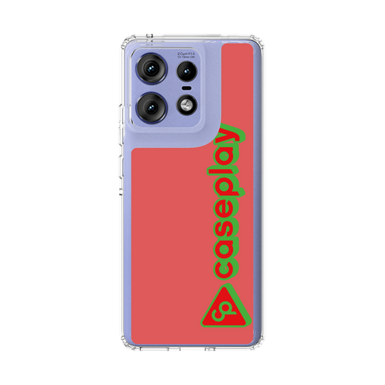 スリムプロテクションケース［ オリジナル - CASEPLAYロゴタイプ - レッド ］