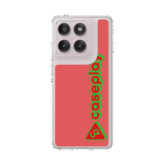 スリムプロテクションケース［ オリジナル - CASEPLAYロゴタイプ - レッド ］