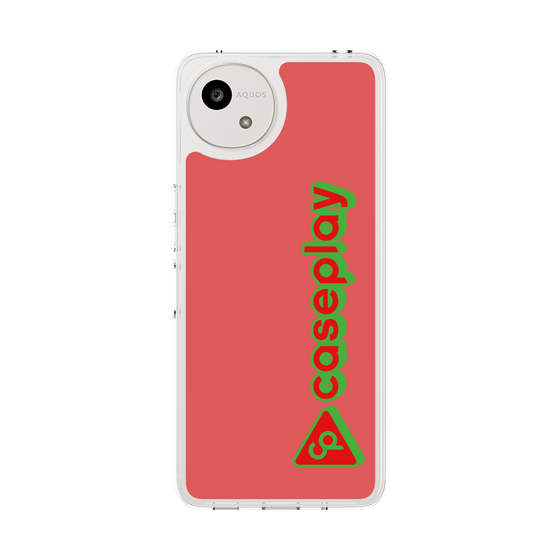 スリムプロテクションケース［ オリジナル - CASEPLAYロゴタイプ - レッド ］